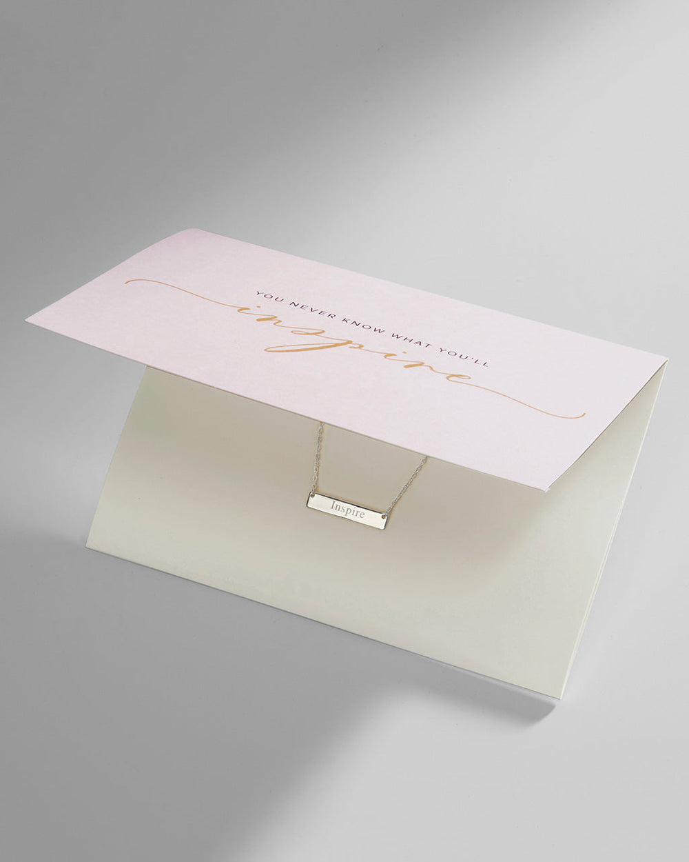 Sterling Silver Inspirational Bar Pendant Necklace Necklace Sterling Forever 