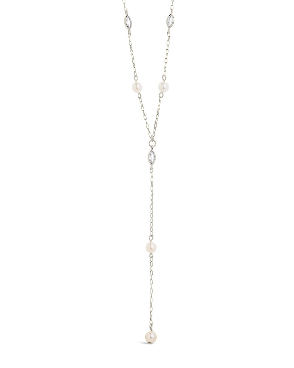 Tyra Lariat Necklace Necklace Sterling Forever Silver 