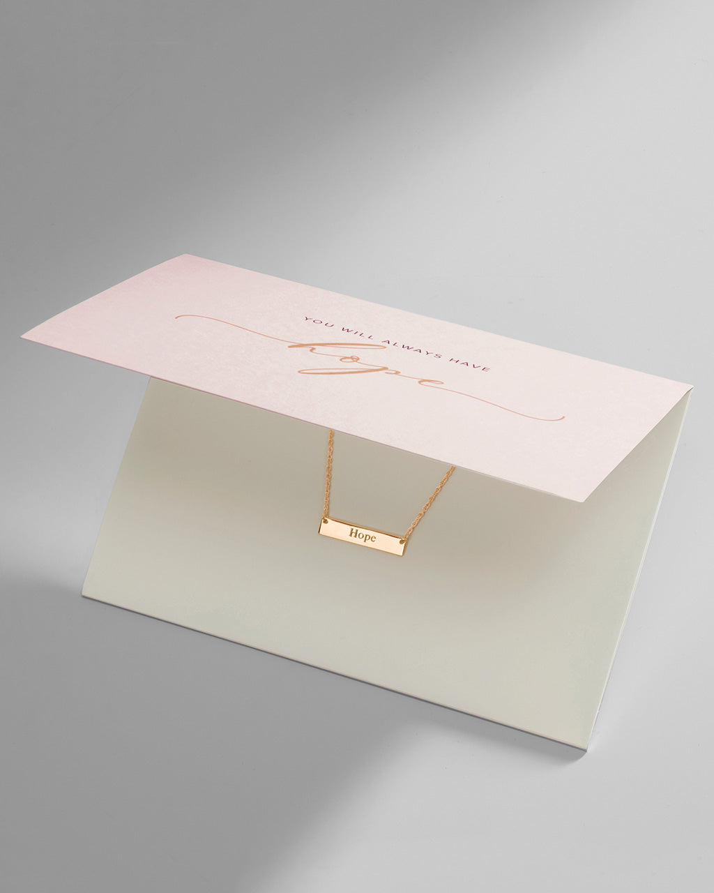 Sterling Silver Inspirational Bar Pendant Necklace Necklace Sterling Forever 