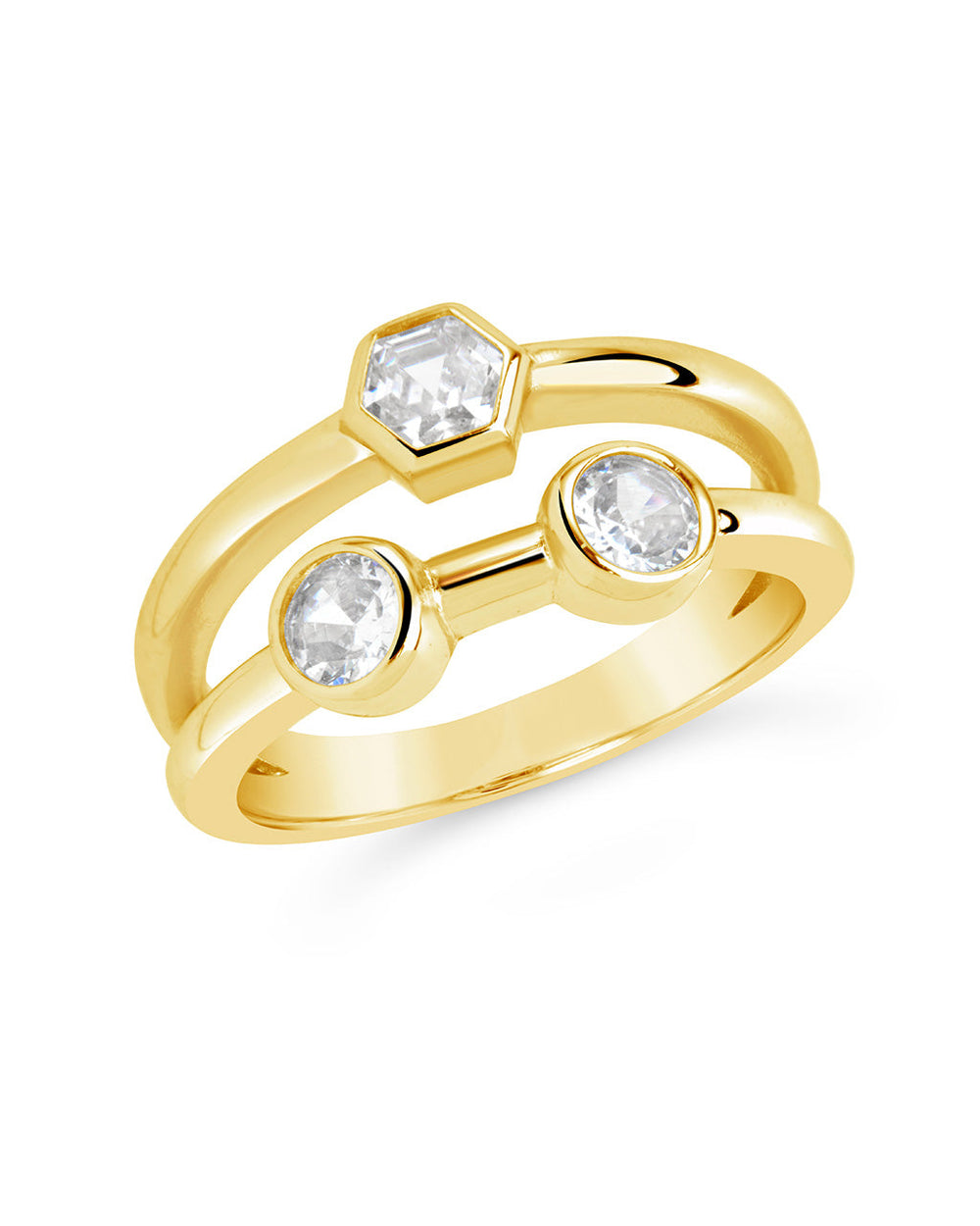 Lou Ring Ring Sterling Forever Gold 6