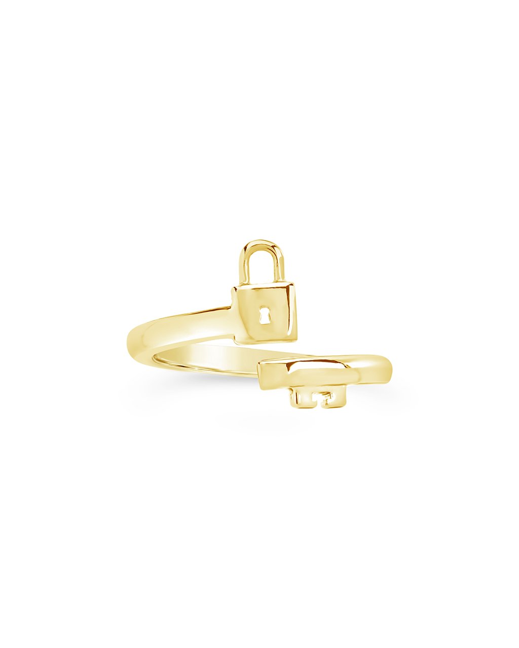 Lock & Key Ring - Sterling Forever