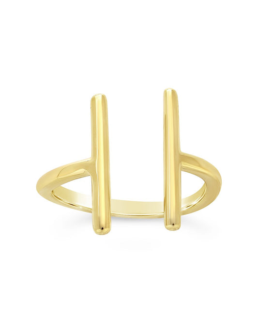 Sterling Silver Parallel Bar Ring Ring Sterling Forever
