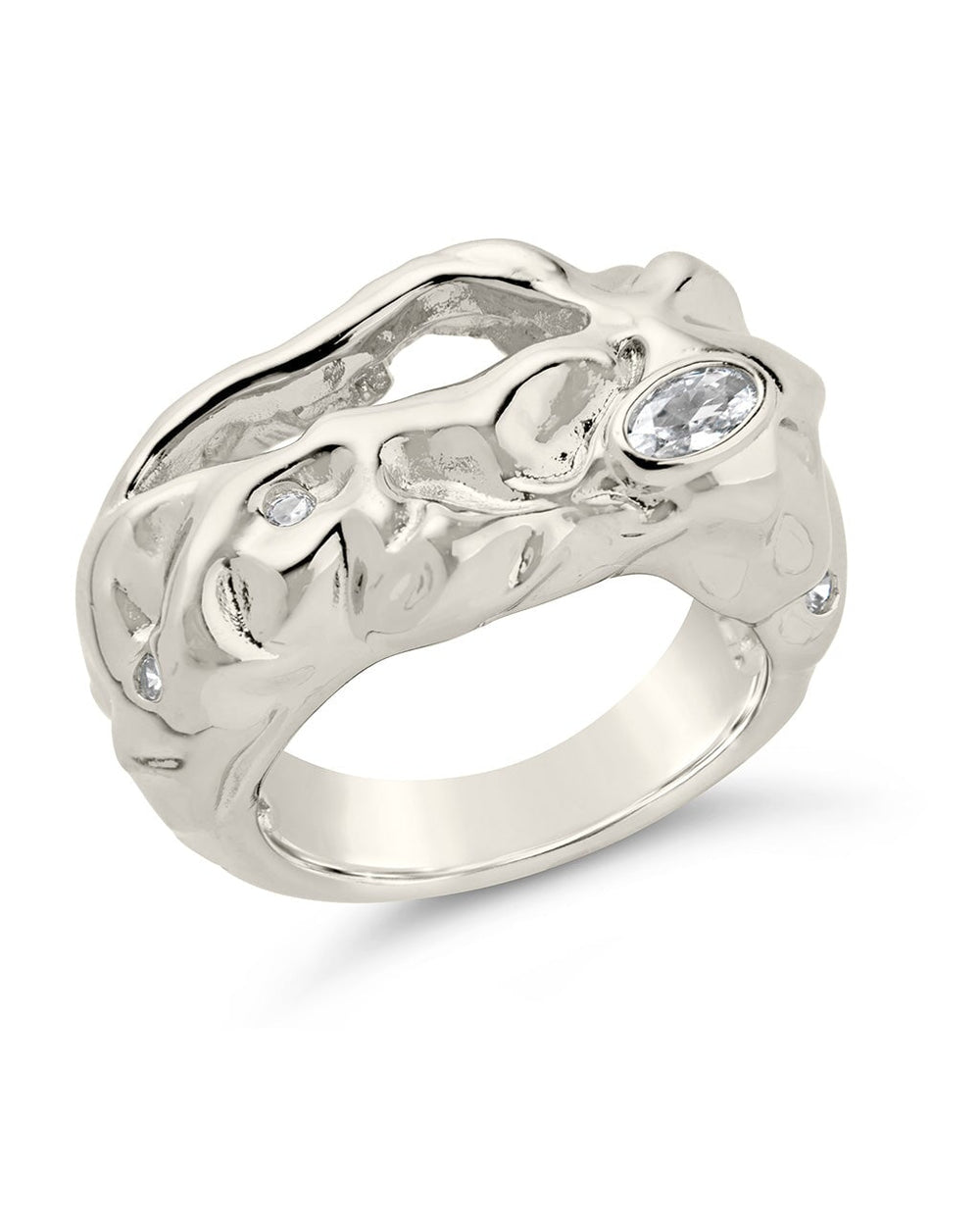 Sasha Ring Ring Sterling Forever Silver 6 