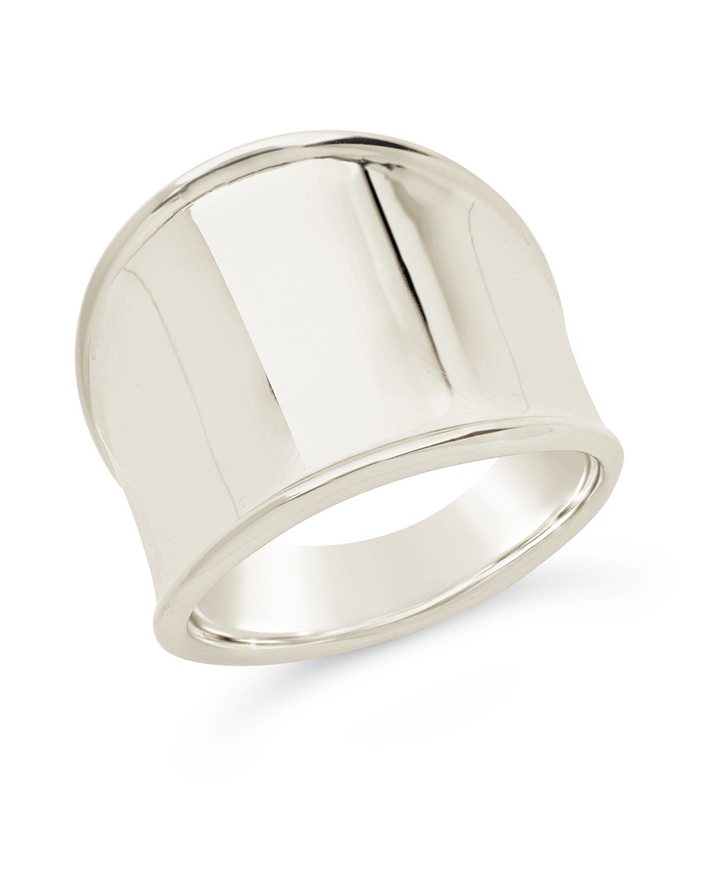 Concave Band Ring Ring Sterling Forever 