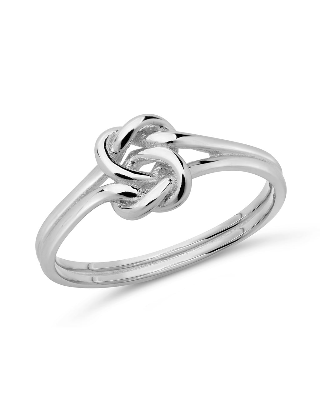 Sterling Silver Intricate Knot Ring Ring Sterling Forever Silver 6 