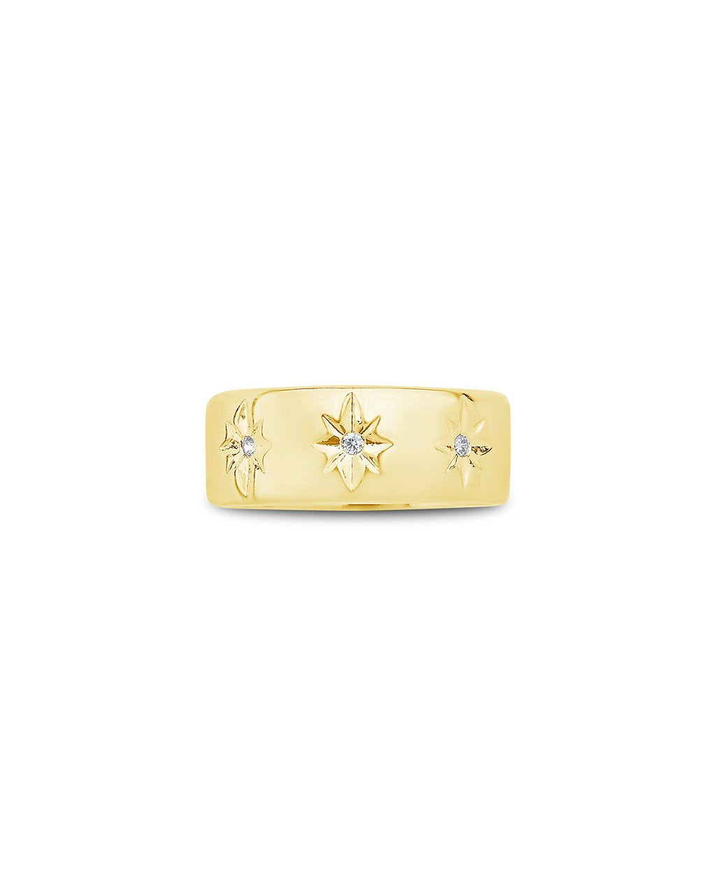 Starburst Band Ring - Sterling Forever