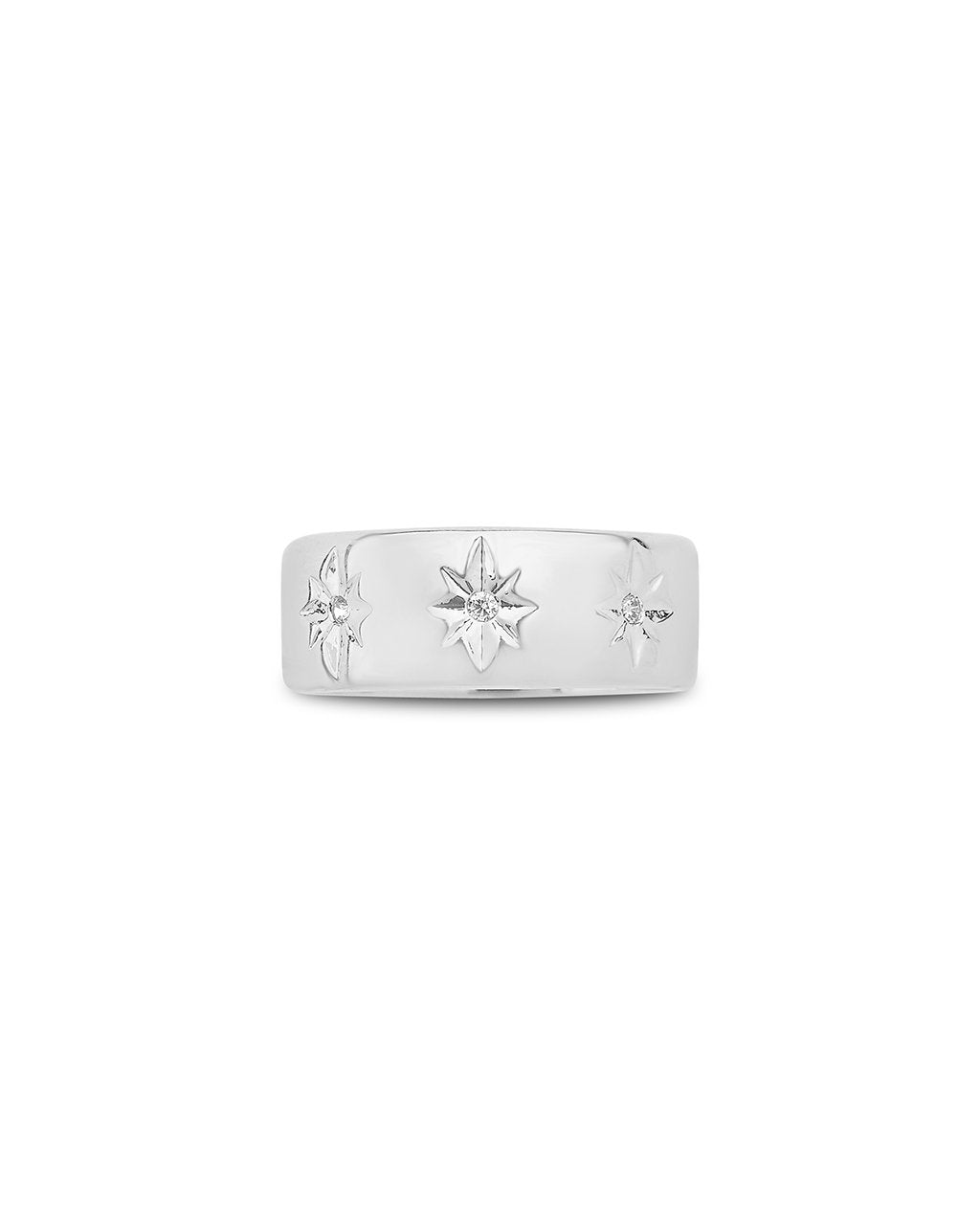 Starburst Band Ring - Sterling Forever