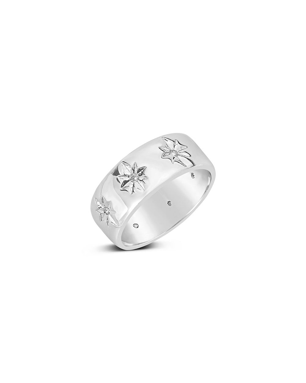 Starburst Band Ring - Sterling Forever