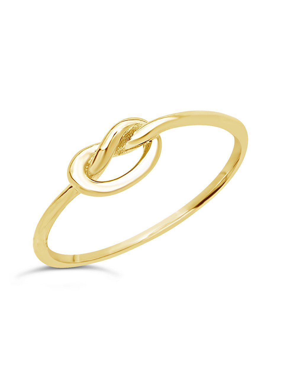 Sterling Silver Thin Love Knot Ring - Sterling Forever