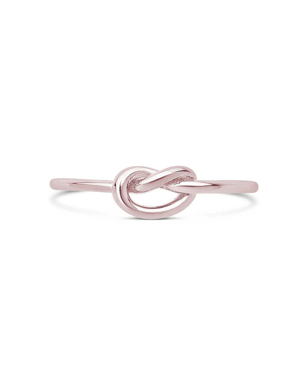 Sterling Silver Thin Love Knot Ring - Sterling Forever