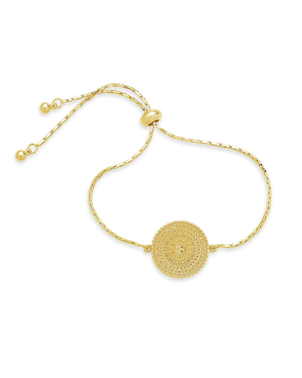 Medallion Bolo Bracelet - Sterling Forever