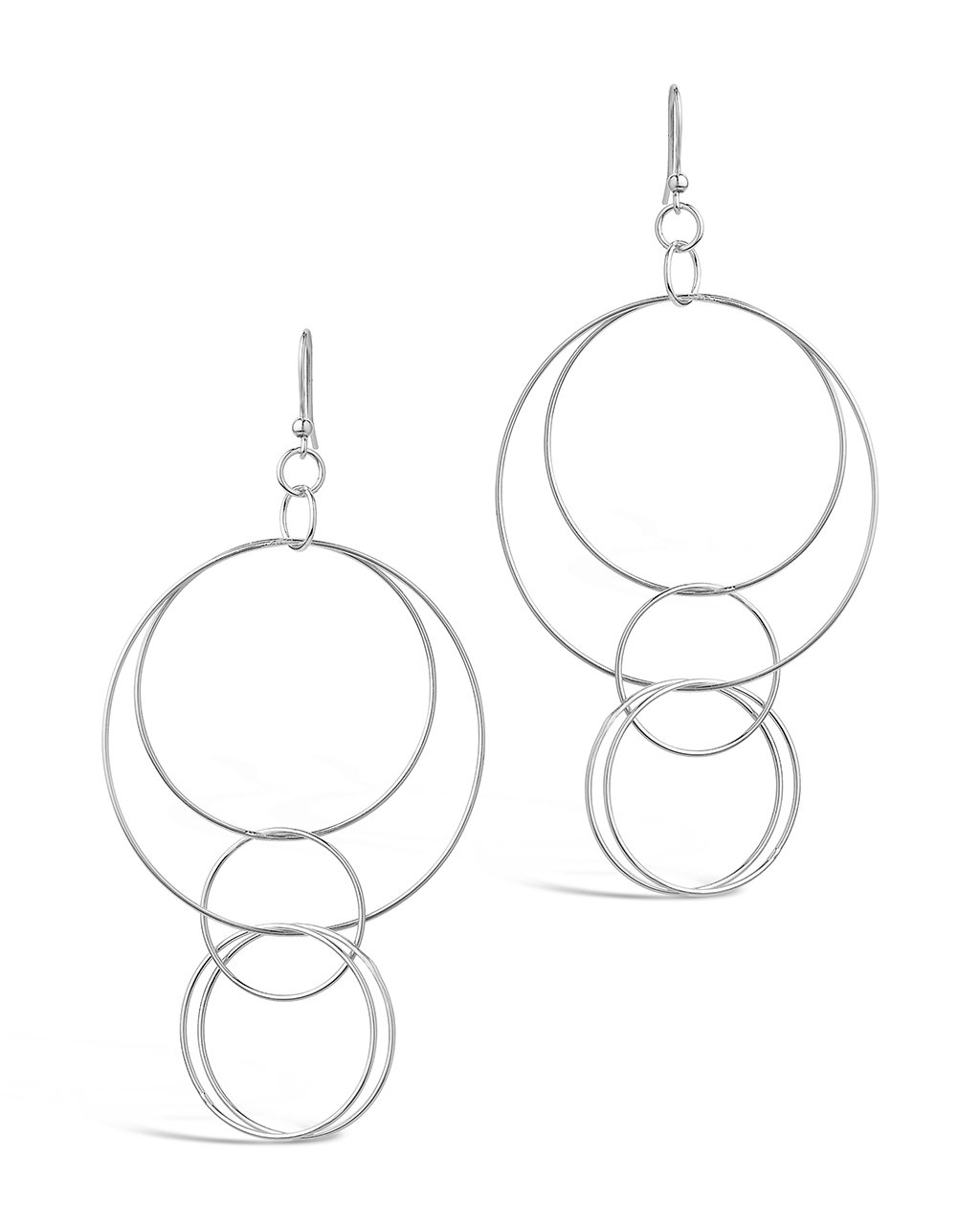 Multi Link Dangle Earrings - Sterling Forever