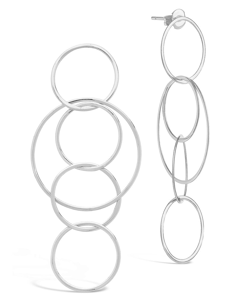 Linked Hoop Earrings - Sterling Forever