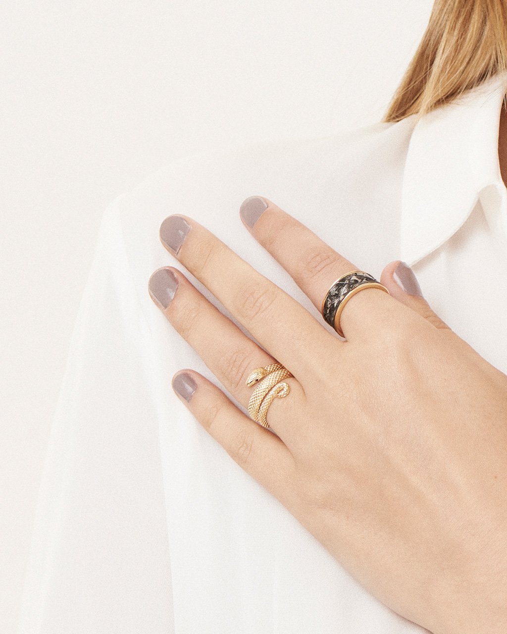 Into the Jungle Band Ring Ring Sterling Forever