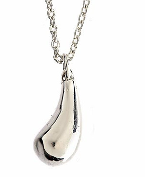Sterling Silver Teardrop Pendant Necklace - Sterling Forever