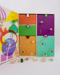 5-Day Elongated Cushion Ring Mystery Advent Calendar