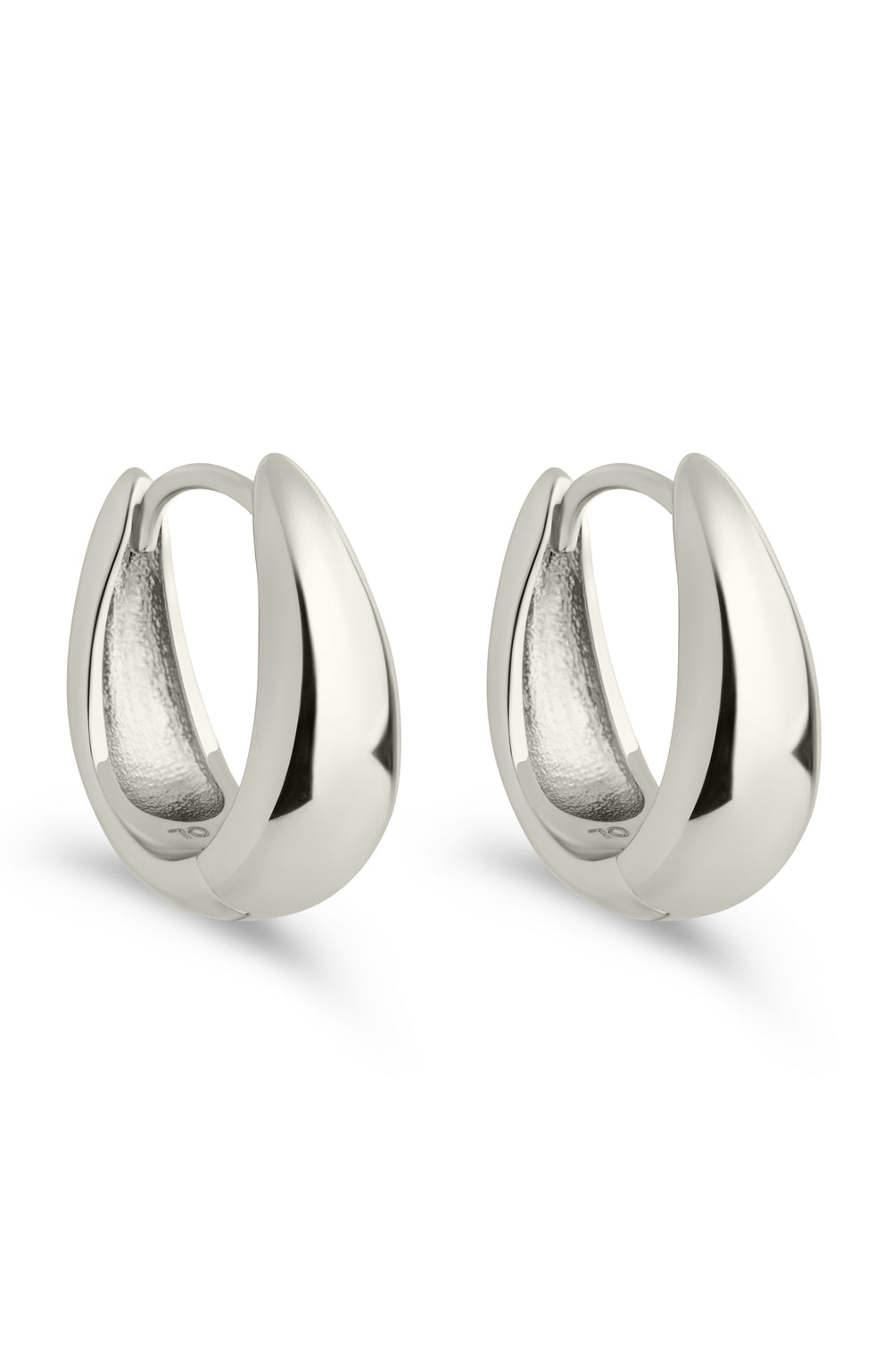 Lavina Polished Micro Hoop Earrings