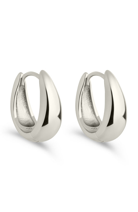 Lavina Polished Micro Hoop Earrings