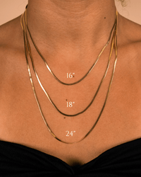 Sterling Silver Herringbone Chain - Sterling Forever