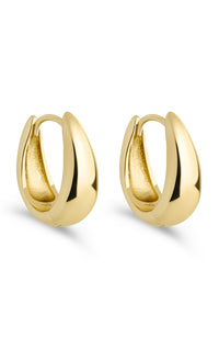 Lavina Polished Micro Hoop Earrings - Sterling Forever
