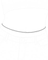 Una Body Chain - Sterling Forever