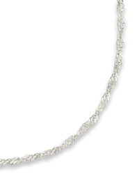 Sterling Silver Janina Delicate Twisted Chain Bracelet - Sterling Forever