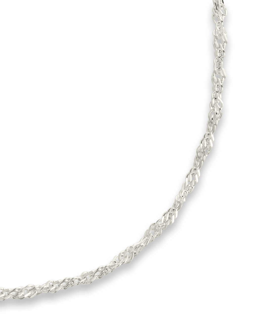 Sterling Silver Janina Delicate Twisted Chain Bracelet - Sterling Forever