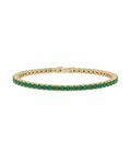 Laurie Emerald CZ Tennis Bracelet