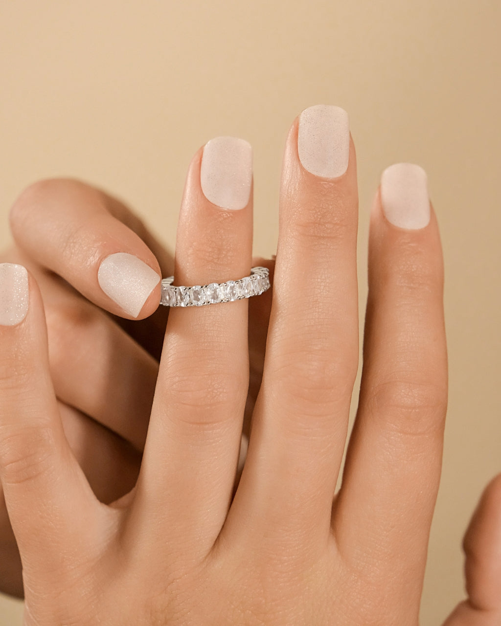 Kylie CZ Eternity Band Ring
