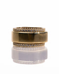 Smart Ring CZ Band Set of 2