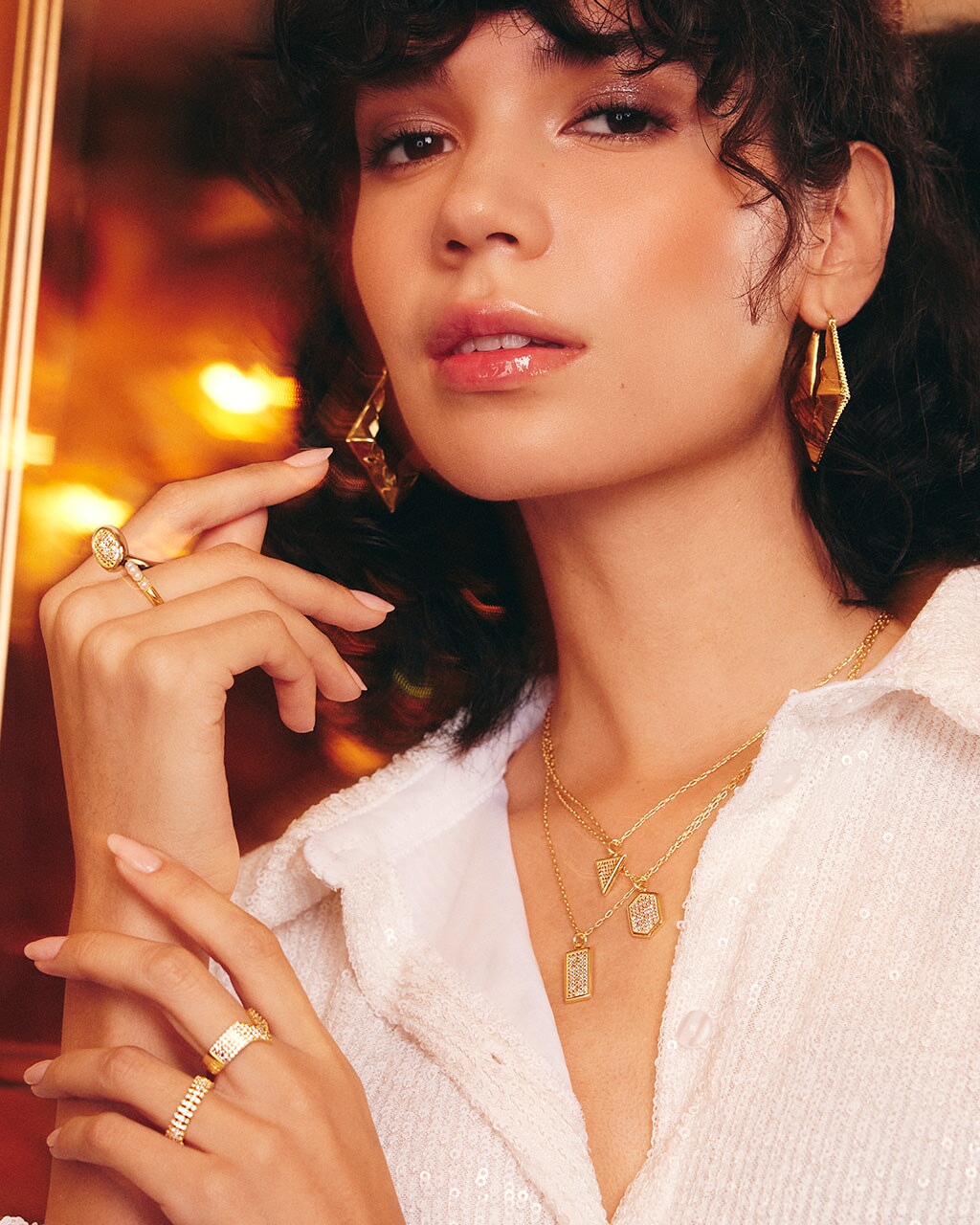 Sterling Silver Necklaces & Pendants, Cubic Zirconia CZ Necklaces