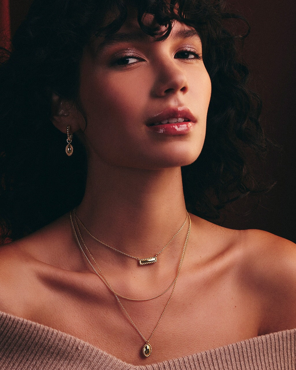 Hartley Layered Necklace Necklace Sterling Forever 