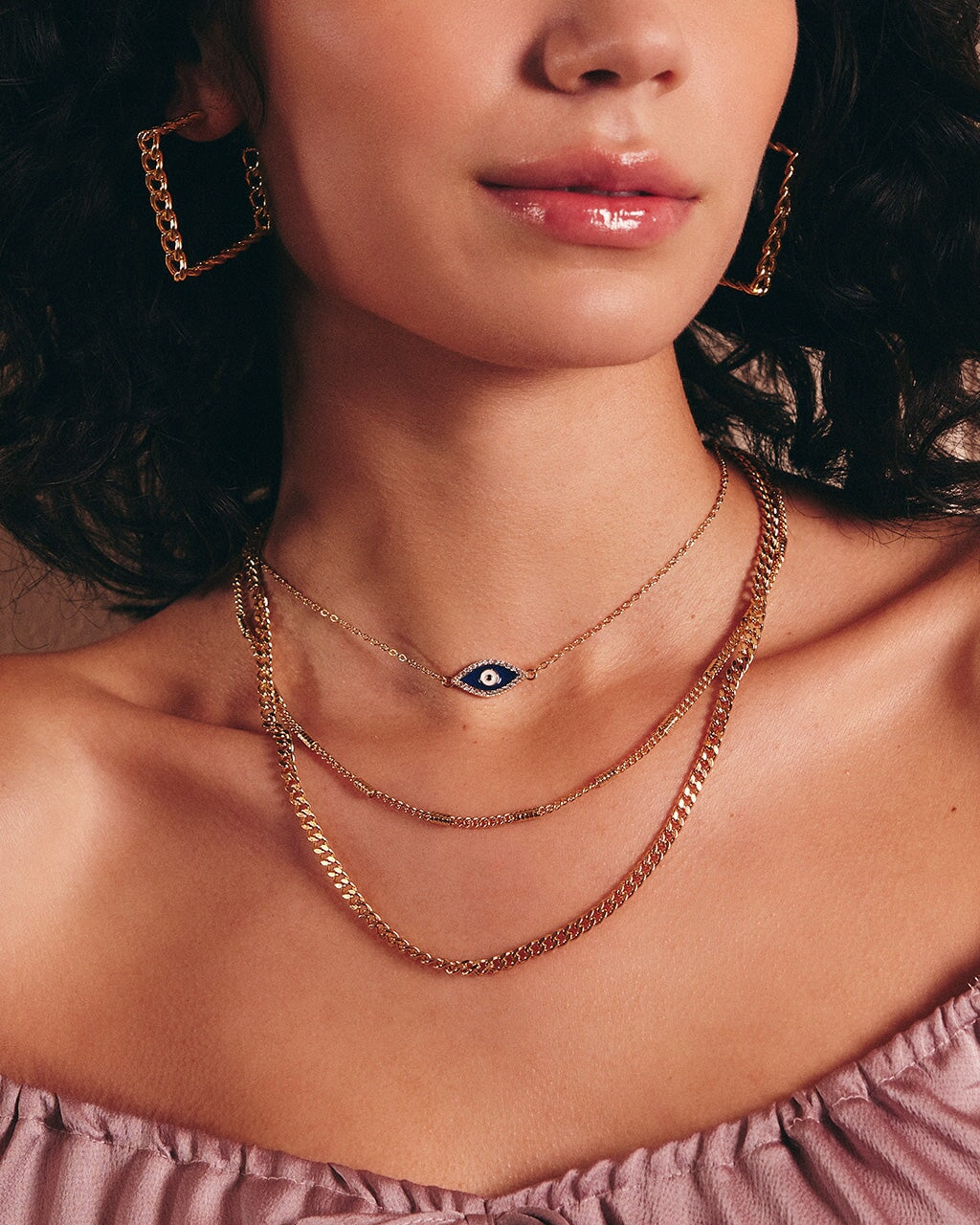 Evil Eye Necklace – Senia Jewelry