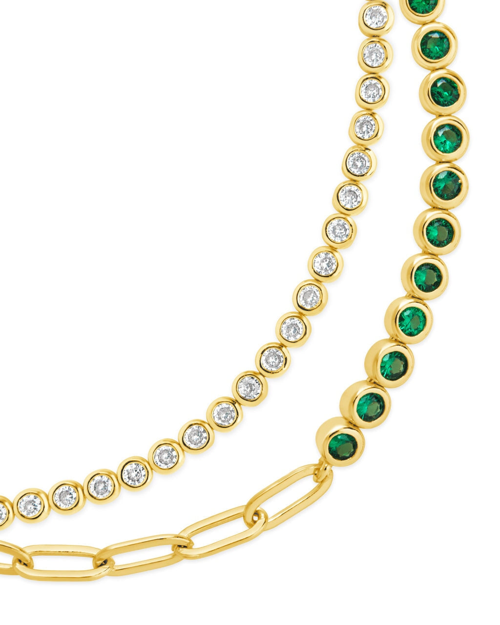 Bezel CZ Tennis Bracelet Set of 2 – Sterling Forever