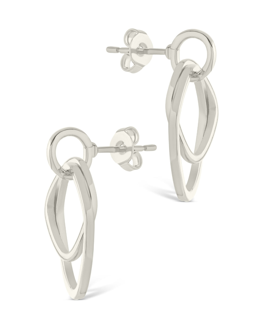 Arabelle Modern Geometric Dangle Earrings