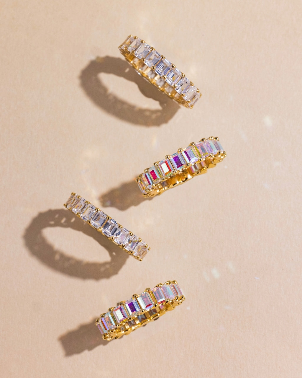 Rio Baguette CZ Sterling Silver Ring