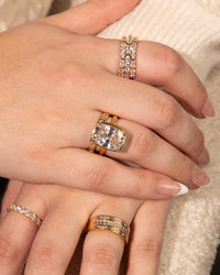 Sterling Silver Kornelia Eternity Ring - Sterling Forever