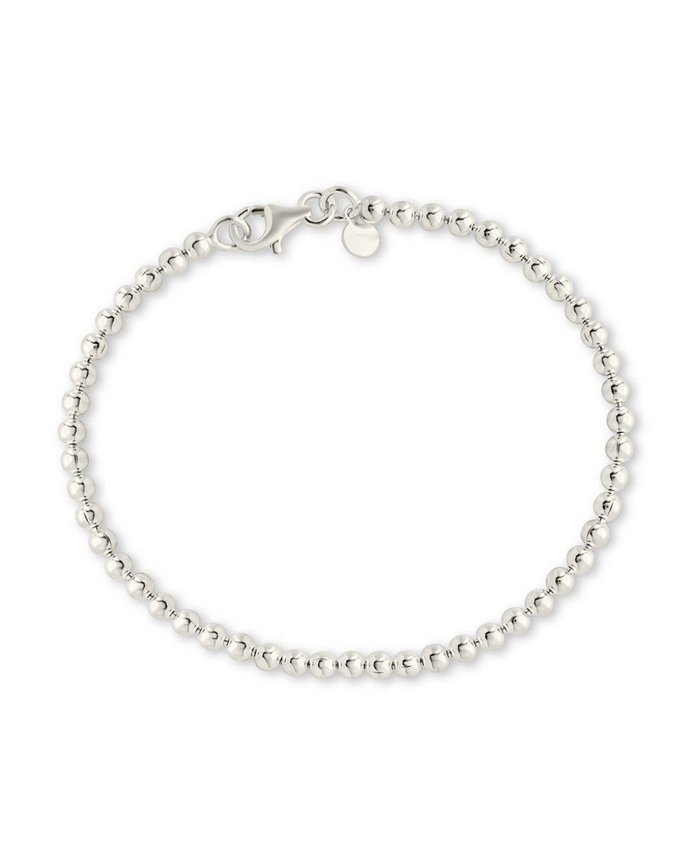 Sterling Silver Krista Beaded Chain Bracelet