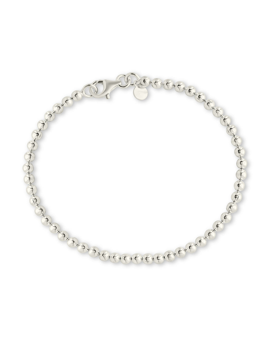 Sterling Silver Krista Beaded Chain Bracelet