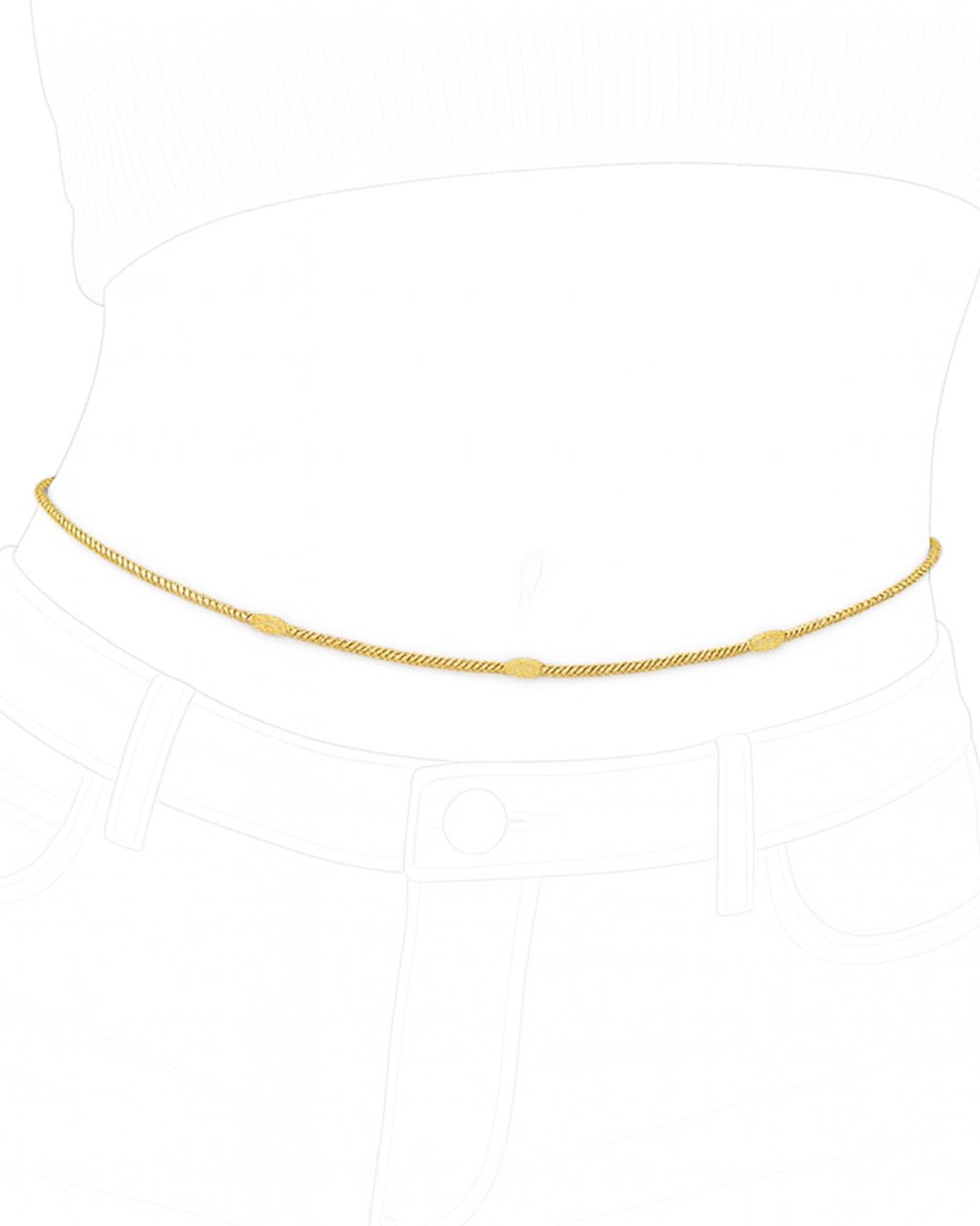 Una Body Chain - Sterling Forever