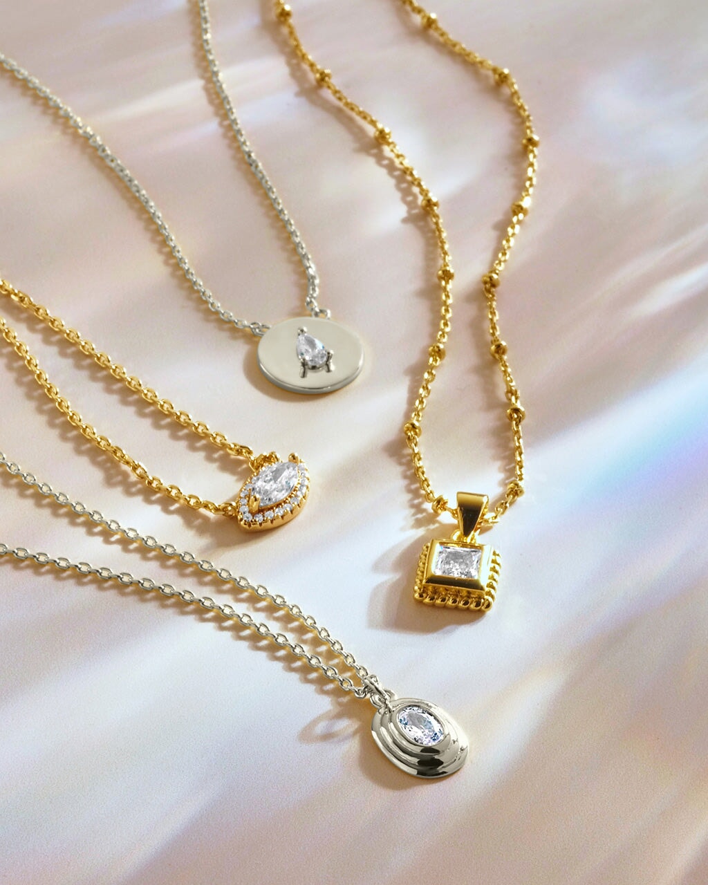 Betsy Oval CZ Pendant Necklace Necklace Sterling Forever 