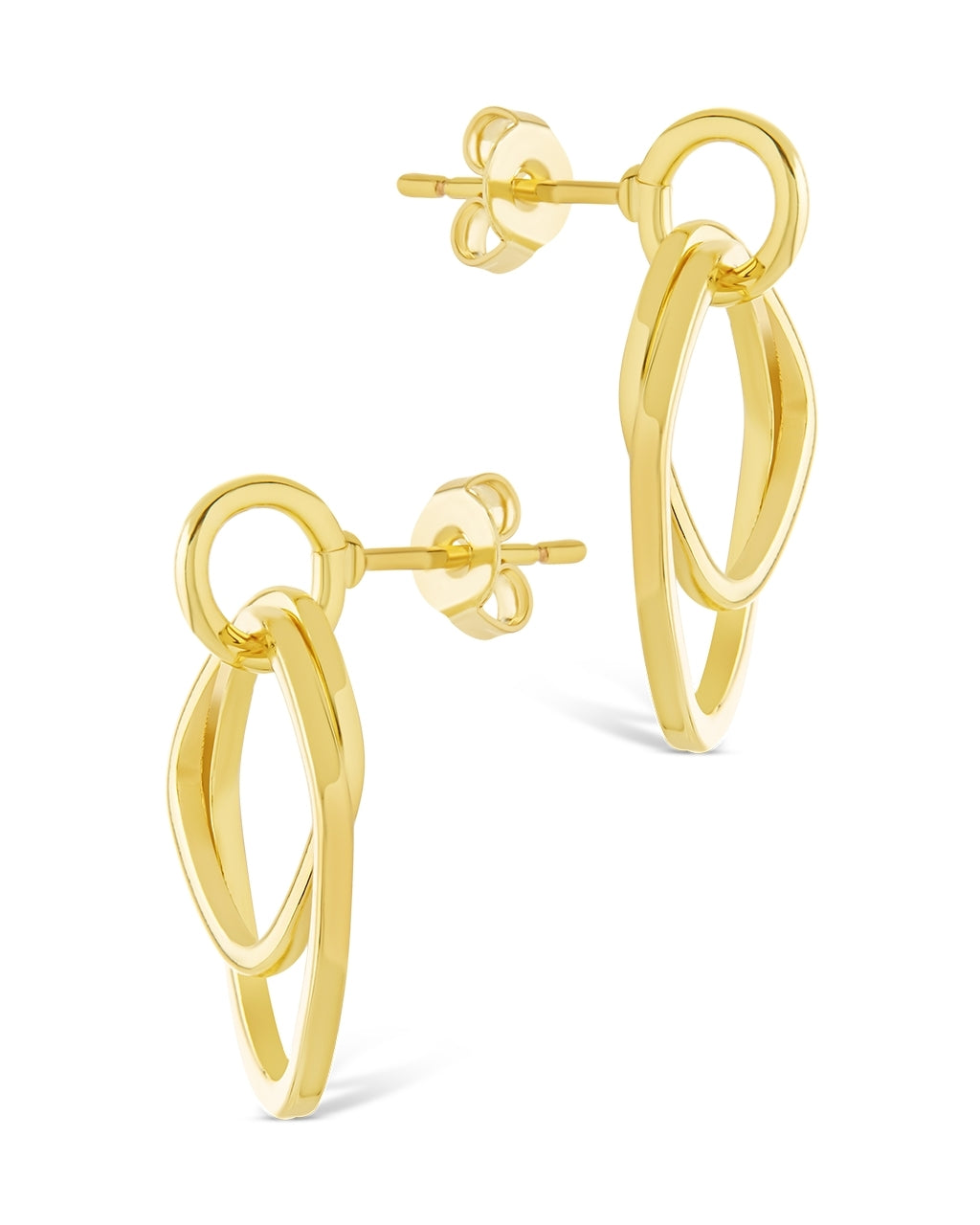 Arabelle Modern Geometric Dangle Earrings