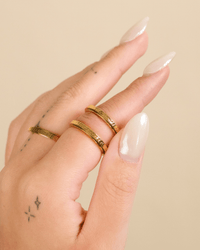 Textured Spinner Ring - Sterling Forever