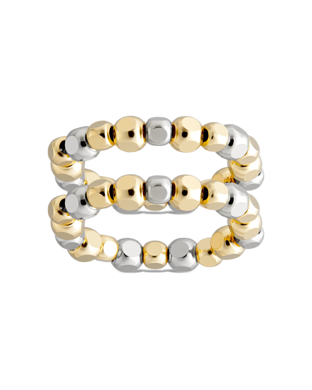 Sterling Silver Dez Beaded Ring