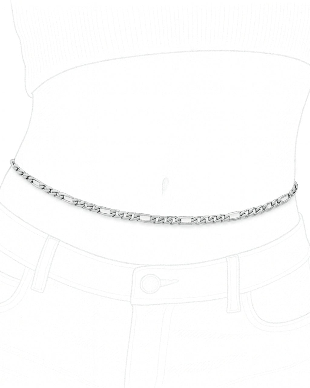 Dolores Figaro Body Chain - Sterling Forever