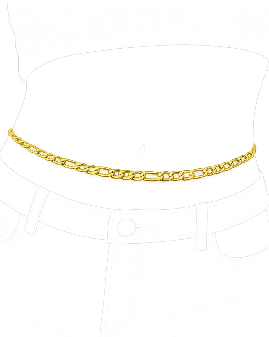 Dolores Figaro Body Chain - Sterling Forever