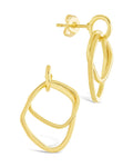 Arabelle Modern Geometric Dangle Earrings