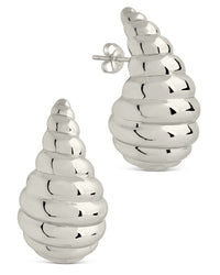 Corinne Twisted Polished Earrings - Sterling Forever