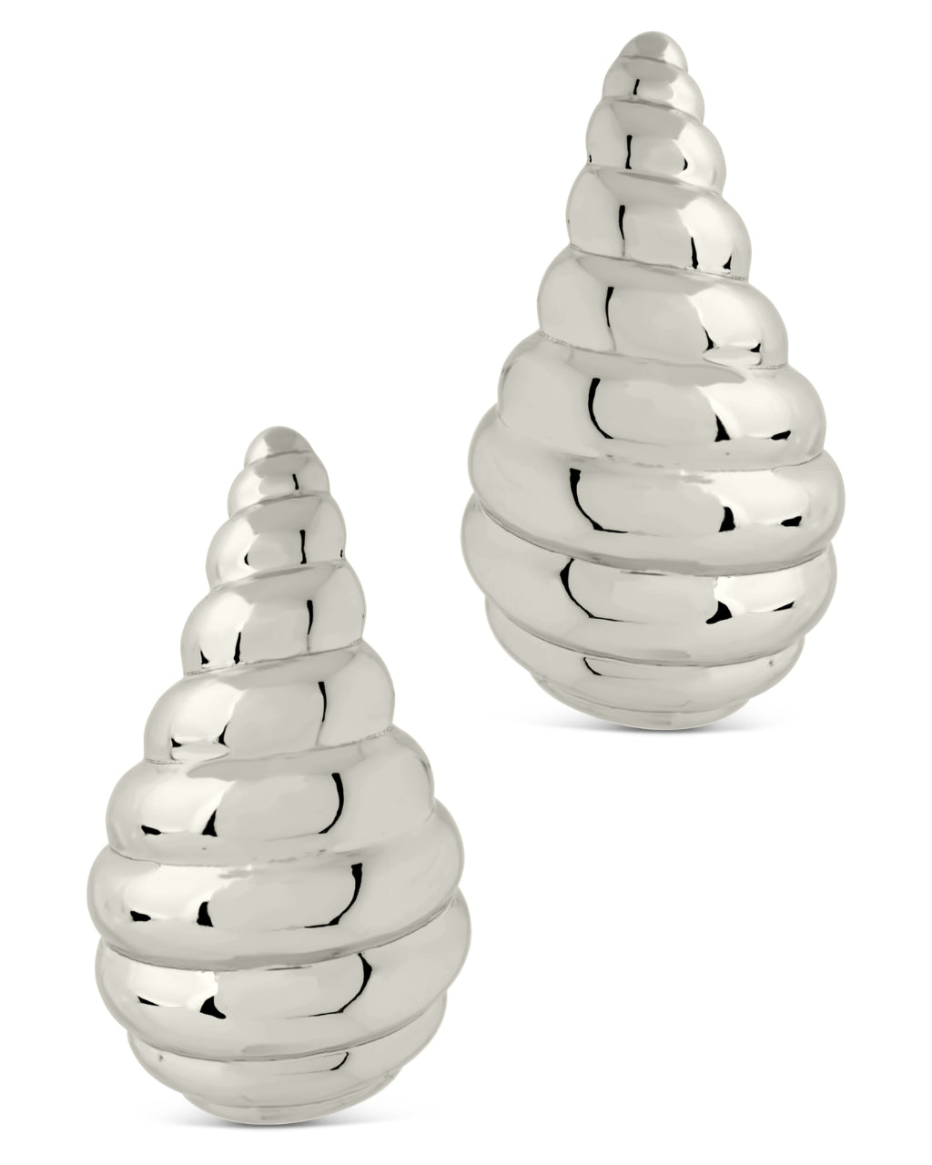 Corinne Twisted Polished Earrings - Sterling Forever