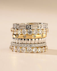 Sterling Silver Ethel CZ Band Ring - Sterling Forever